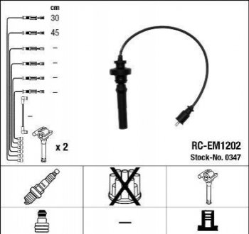 Провод высокого напряжения NGK RC-EM1202