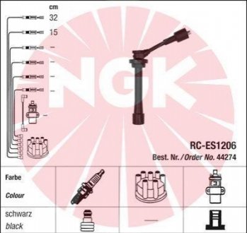 Дроти запалення, набір NGK RC-ES1206 (фото 1)