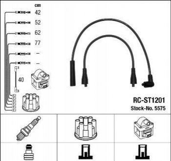 Провод высокого напряжения NGK RC-ST1201 (фото 1)