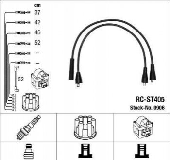 Високовольтні дроти (набір) NGK RC-ST405