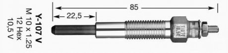 ЊWIECA ЇAROWA (OE-6628) NGK Y-107V