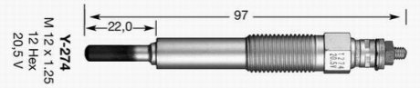 Автозапчасть NGK Y-274