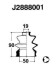 Пильовик приводу колеса - (4411986061 / 4411986060 / 4411982610) NIPPARTS J2888001 (фото 1)