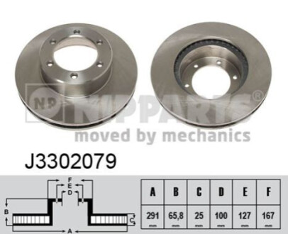 Автозапчастина NIPPARTS J3302079