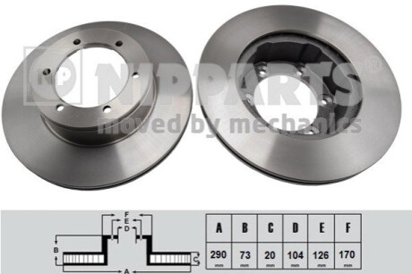 Тормозной диск NIPPARTS J3305041