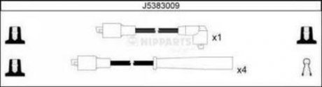 Комплект кабелей зажигания - (8BH818140 / 8BH418140) NIPPARTS J5383009 (фото 1)