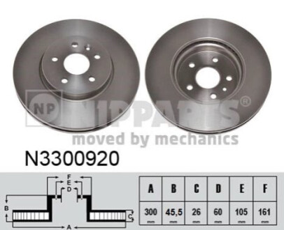 Автозапчасть NIPPARTS N3300920