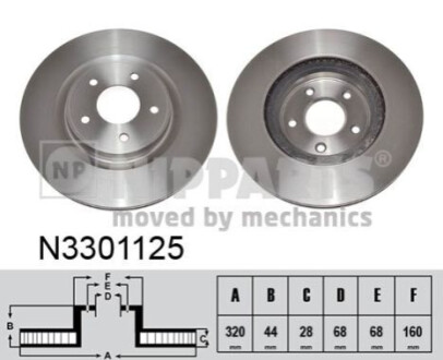 Автозапчасть NIPPARTS N3301125