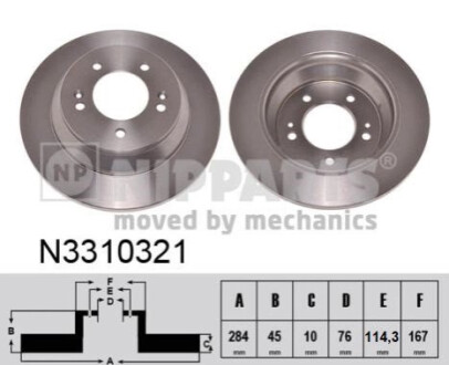 Автозапчасть NIPPARTS N3310321