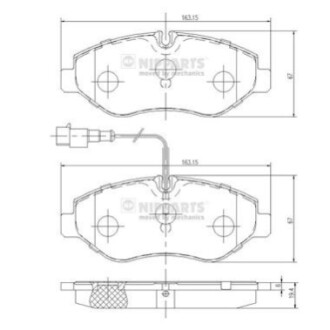 Автозапчастина NIPPARTS N3601100