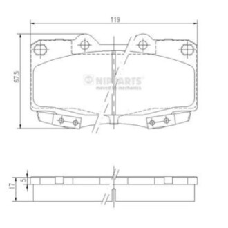 Автозапчасть NIPPARTS N3602145