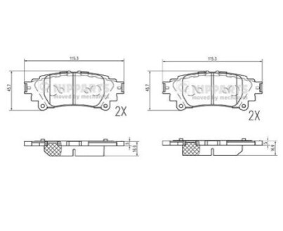 Автозапчастина NIPPARTS N3612047