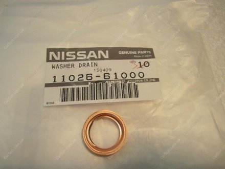 Прокладка сливной пробки NISSAN NISSAN/INFINITI 1102661000