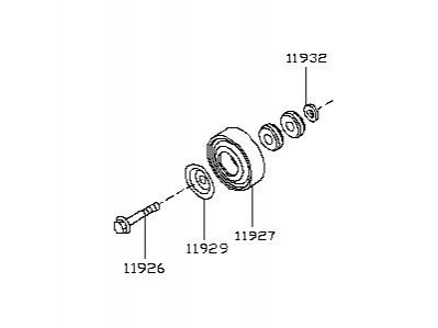 Автозапчастина NISSAN/INFINITI 119251CA0B