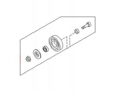 Ролик приводного ремня NISSAN/INFINITI 119258J00A