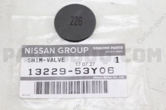 Шайба привода клапана регулировочная NISSAN/INFINITI 1322953Y06 (фото 1)