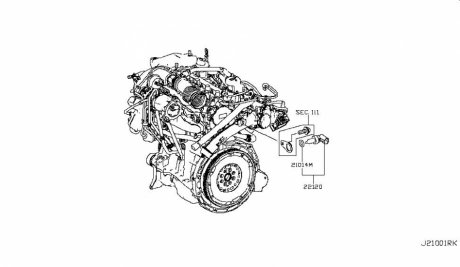 Автозапчастина NISSAN/INFINITI 21014HG00A