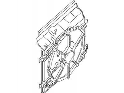 MOTOR ASSY-FAN & SHROUD NISSAN/INFINITI 214819AM0A