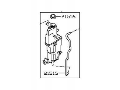 TANK ASSY-RADIATOR RESERVOIR NISSAN/INFINITI 217101HS3B