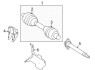 SHAFT ASSY-FRON NISSAN/INFINITI 39101HG00A (фото 2)