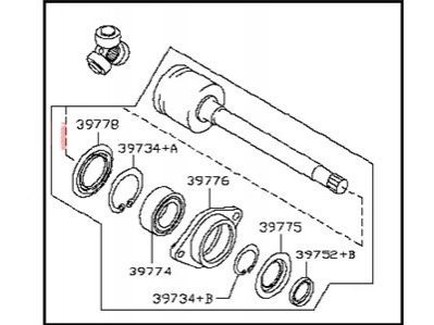Шрус піввісі NISSAN/INFINITI 397711AA0A