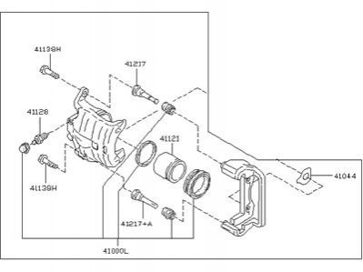 Автозапчасть NISSAN/INFINITI 41011CM40A