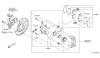 CALIPER ASSY-REAR RH W/O PADS OR SHIMS NISSAN/INFINITI 44001CD00D (фото 3)