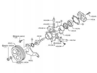 Автозапчасть NISSAN/INFINITI 491101MA1A