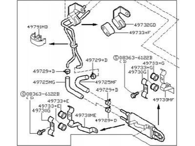 Автозапчастина NISSAN/INFINITI 49790CD71A