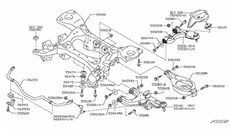 Автозапчастина NISSAN/INFINITI 545801LA1A