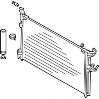 Радиатор кондиционера· NISSAN/INFINITI 92100CG010