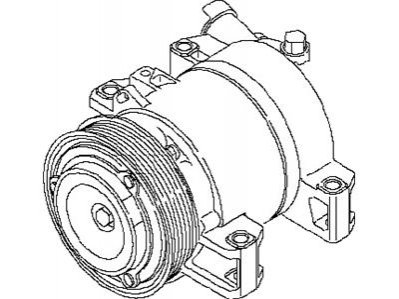 Компрессор кондиционера NISSAN/INFINITI 926004BB2A