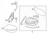 КРЫШКА КОРПУСА БОКОВОГО ЗЕРКАЛА NISSAN/INFINITI 963744CA0A (фото 2)