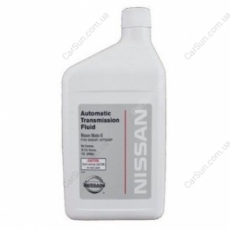 Олива трансмісійна ATF Nissan Matic Fluid S, 0,946л. NISSAN/INFINITI 999MP-MAT00-S