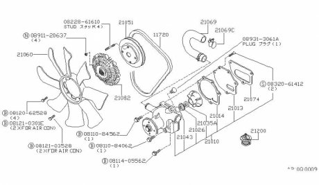 NISSAN NISSAN/INFINITI B106961500