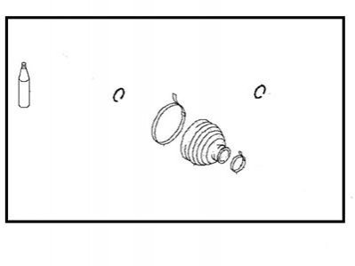 REPAIR KIT DUST BOOT OUTER NISSAN/INFINITI C9BDA1FA0J
