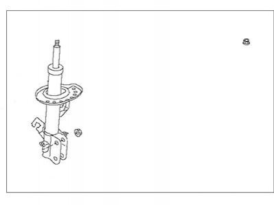 Амортизатор передний NISSAN/INFINITI E43023YV1A