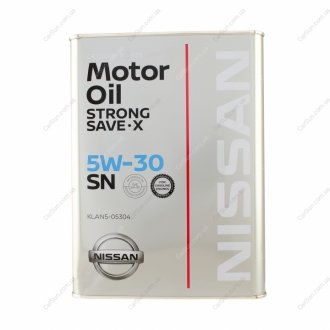 Олива моторна Nissan Strong Save X 5W-30, 4л. NISSAN/INFINITI KLAN505304