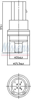 Датчик температури NISSENS 207009