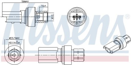 Датчик тиску хладогенту NISSENS 301136