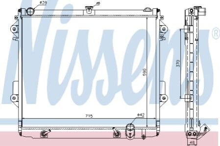 Радіатор NISSENS 46827