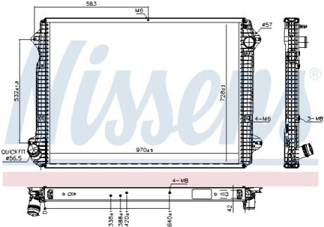 Автозапчасть NISSENS 606320