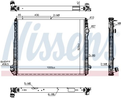 Автозапчасть NISSENS 606322