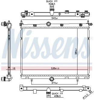 КОЛЕР NISSENS 606859