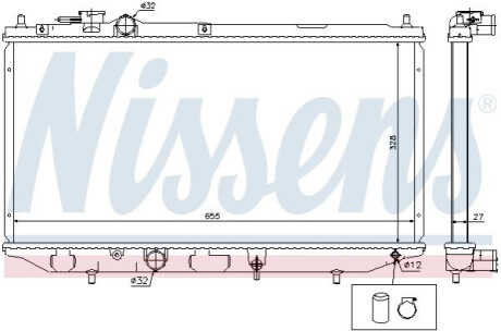 Автозапчасть NISSENS 61734