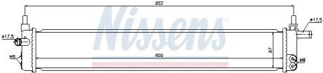 Радіатор, охолодження двигуна NISSENS 646837