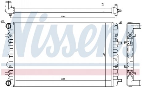 Автозапчастина NISSENS 65326