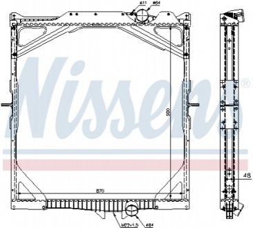 Автозапчастина NISSENS 65462A