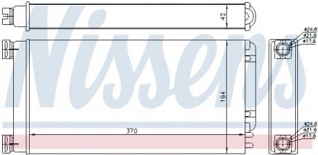 Радіатор Пічки Tg-A/s/x 02- 07- Niss NISSENS 71926