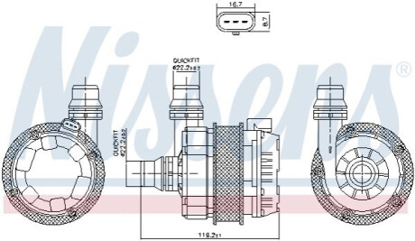 Автозапчасть NISSENS 831351